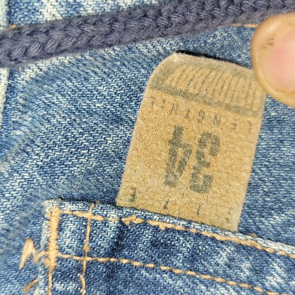 90s. Unionbay.  Over-alls. Mens size 34 long. - Picture 6 of 11